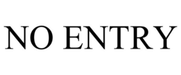NO ENTRY trademark
