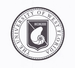 THE UNIVERSITY OF WEST FLORIDA AND THE ROMAN NUMERALS MCMLXIII trademark