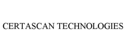 CERTASCAN TECHNOLOGIES trademark