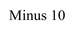 MINUS 10 trademark