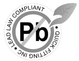 PB · QUICK FITTING INC · LEAD LAW COMPLIANT trademark