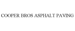 COOPER BROS ASPHALT PAVING trademark