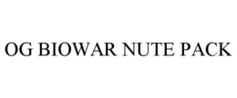 OG BIOWAR NUTE PACK trademark