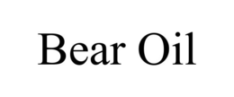 BEAR OIL trademark