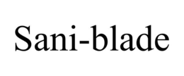 SANI-BLADE trademark