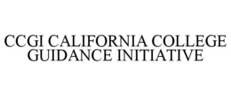 CCGI CALIFORNIA COLLEGE GUIDANCE INITIATIVE trademark