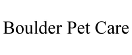 BOULDER PET CARE trademark