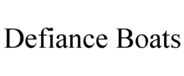 DEFIANCE BOATS trademark