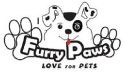 FURRY PAWS LOVE FOR PETS trademark