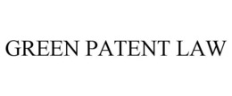 GREEN PATENT LAW trademark