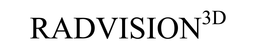 RADVISION3D trademark