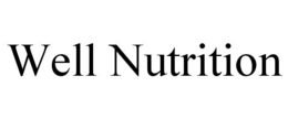 WELL NUTRITION trademark