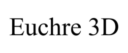 EUCHRE 3D trademark