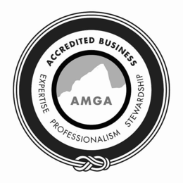 AMGA ACCREDITED BUSINESS EXPERTISE PROFESSIONALISM STEWARDSHIP trademark