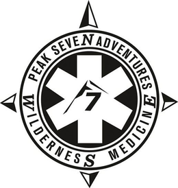 PEAK SEVEN ADVENTURES WILDERNESS MEDICINE 7 trademark