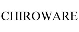 CHIROWARE trademark