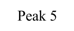 PEAK 5 trademark