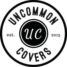UNCOMMON COVERS EST. 2013 UC trademark