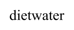 DIETWATER trademark