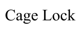 CAGE LOCK trademark