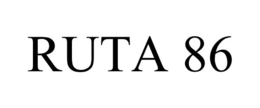 RUTA 86 trademark
