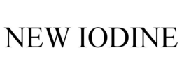 NEW IODINE trademark