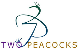 P TWO PEACOCKS trademark