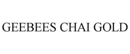 GEEBEES CHAI GOLD trademark