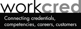 WORKCRED CONNECTING CREDENTIALS, COMPETENCIES, CAREERS, CUSTOMERS trademark