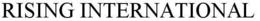 RISING INTERNATIONAL trademark