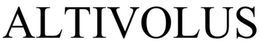 ALTIVOLUS trademark