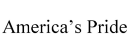 AMERICA'S PRIDE trademark