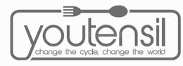 YOUTENSIL CHANGE THE CYCLE, CHANGE THE WORLD trademark