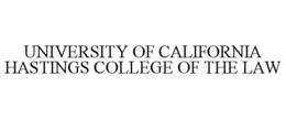 UNIVERSITY OF CALIFORNIA HASTINGS COLLEGE OF THE LAW trademark