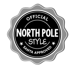 OFFICIAL NORTH POLE STYLE SANTA APPROVED trademark