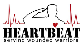 HEARTBEAT SERVING WOUNDED WARRIORS trademark