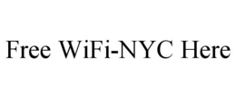 FREE WIFI-NYC HERE trademark