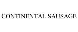 CONTINENTAL SAUSAGE trademark