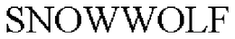 SNOWWOLF trademark