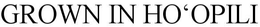 GROWN IN HO'OPILI trademark