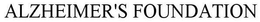 ALZHEIMER'S FOUNDATION trademark