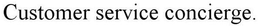 CUSTOMER SERVICE CONCIERGE. trademark