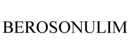 BEROSONULIM trademark