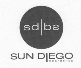 SD BS SUN DIEGO BOARDSHOP trademark