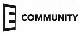 E COMMUNITY trademark