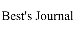 BEST'S JOURNAL trademark
