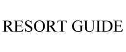 RESORT GUIDE trademark
