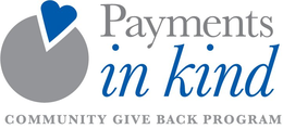PAYMENTS IN KIND COMMUNITY GIVE BACK PROGRAM trademark