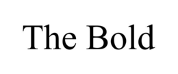 THE BOLD trademark