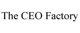 THE CEO FACTORY trademark